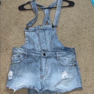 short overalls